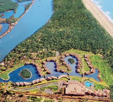 Leela Goa - Vista aérea del resort